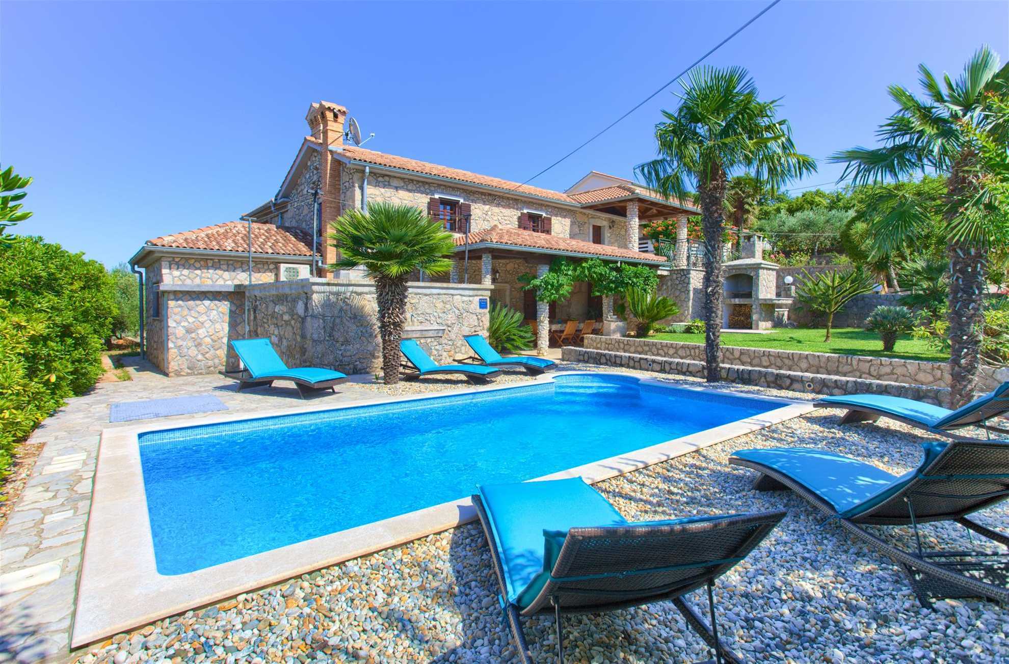 Krk Villas with private Swimming Pool for Rent
