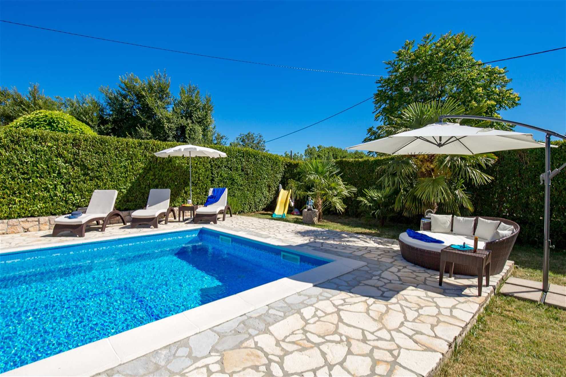 Villa Seastar mit privatem Pool for rent in Kras | Adria Villas