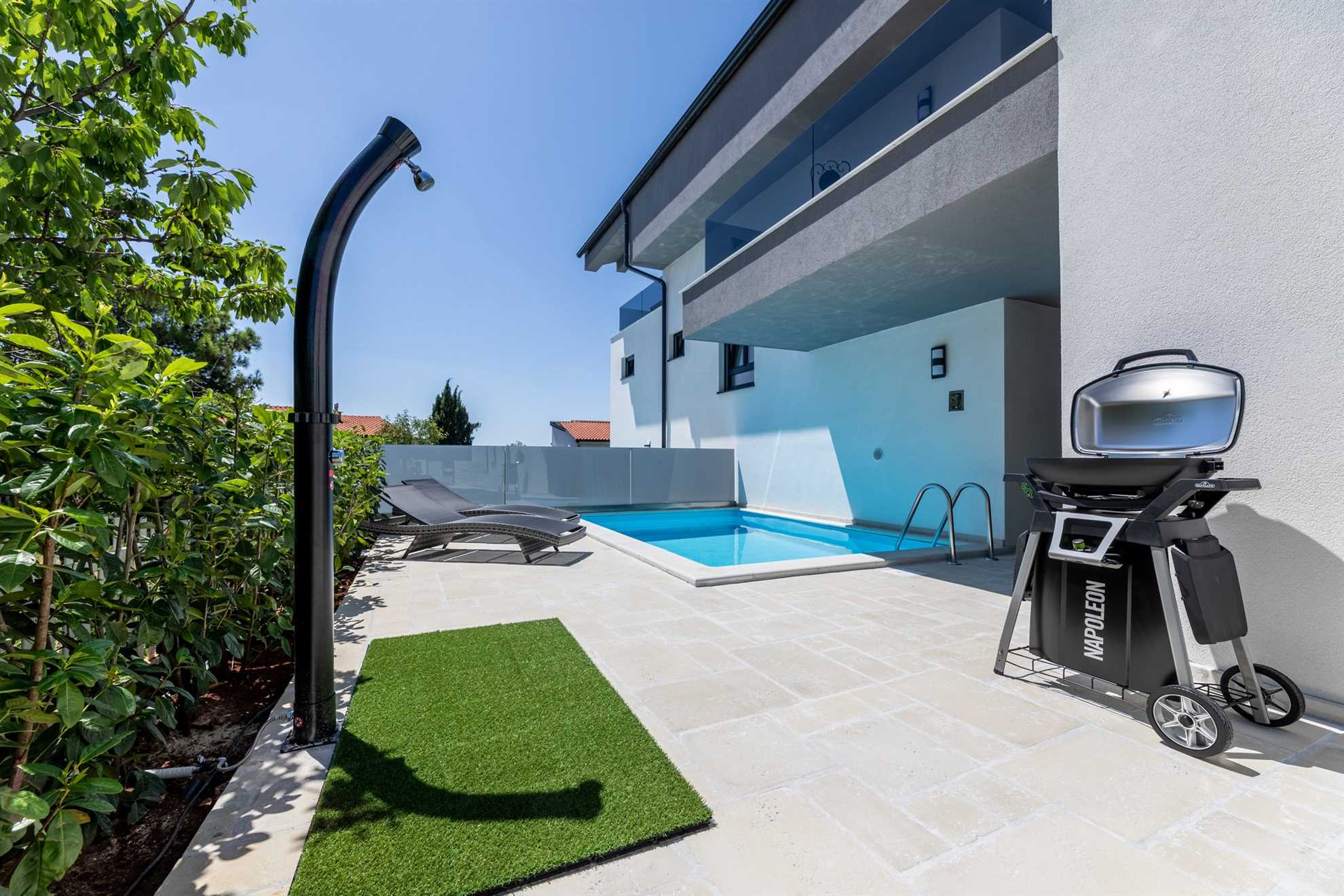 Luxusapartment II. mit privatem Pool in den Villa Adria Apartments