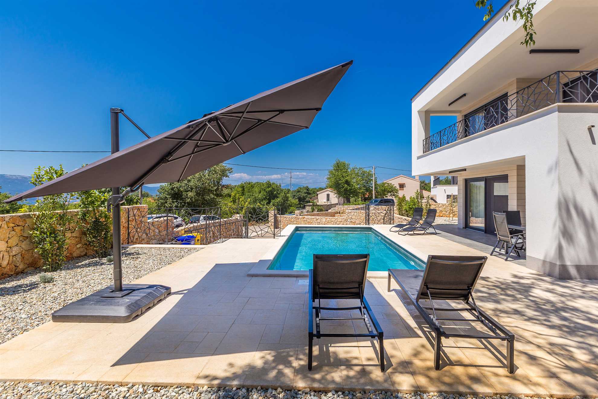 Villa DEI TRAMONTI with private pool in Linardici | Visit Krk